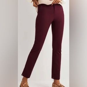 Boden size‎ 14 R burgundy work pants slacks new without tags women’s mulled wine